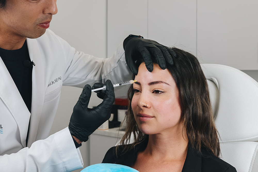 Woman getting Letybo Injections at RENEW by RJ, a medspa in Temecula